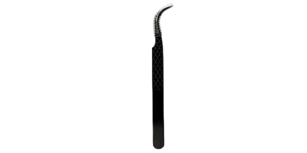 Strong Curved Lash Tweezer Fiber Tip