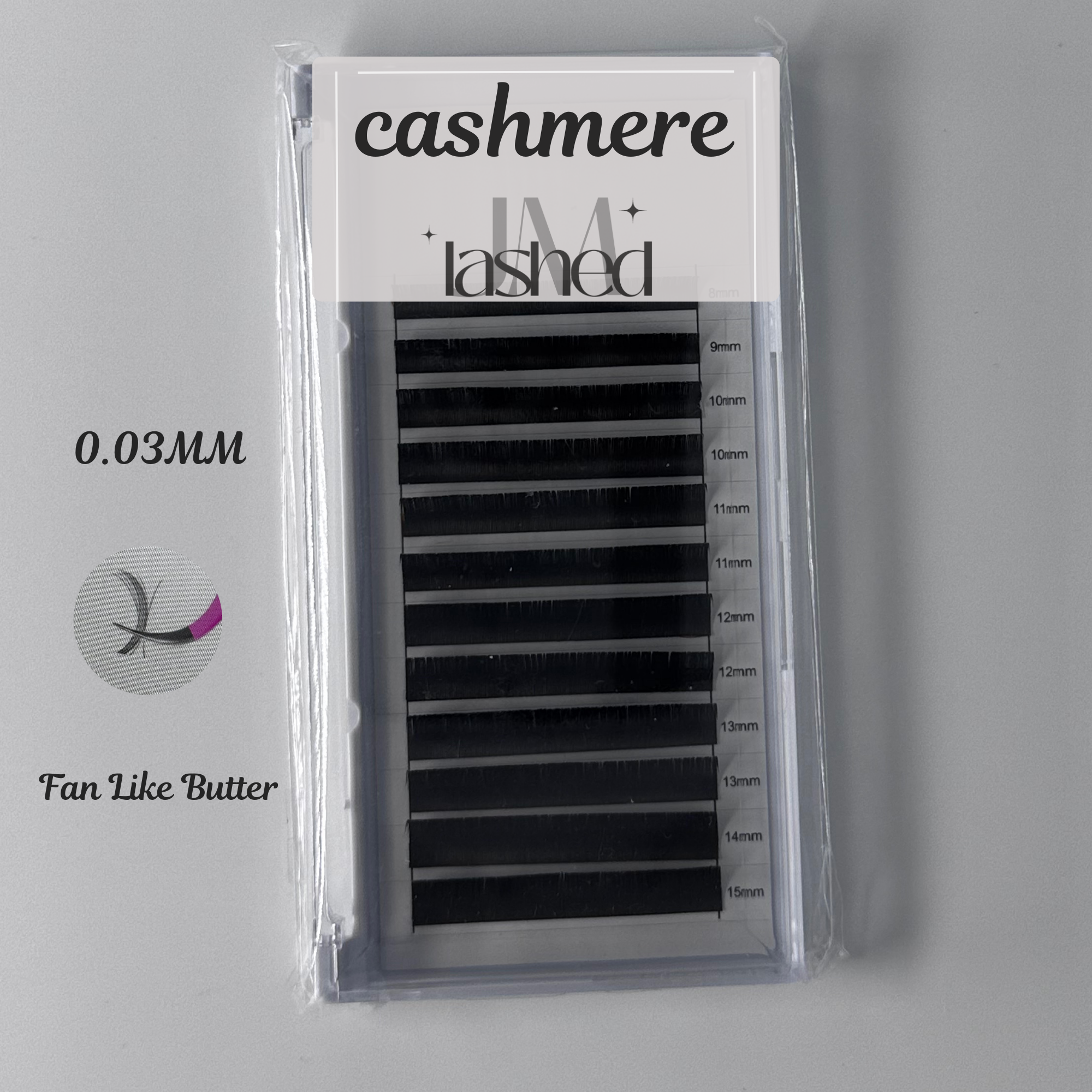 0.03 Cashmere Mega Volume Eyelash Extensions