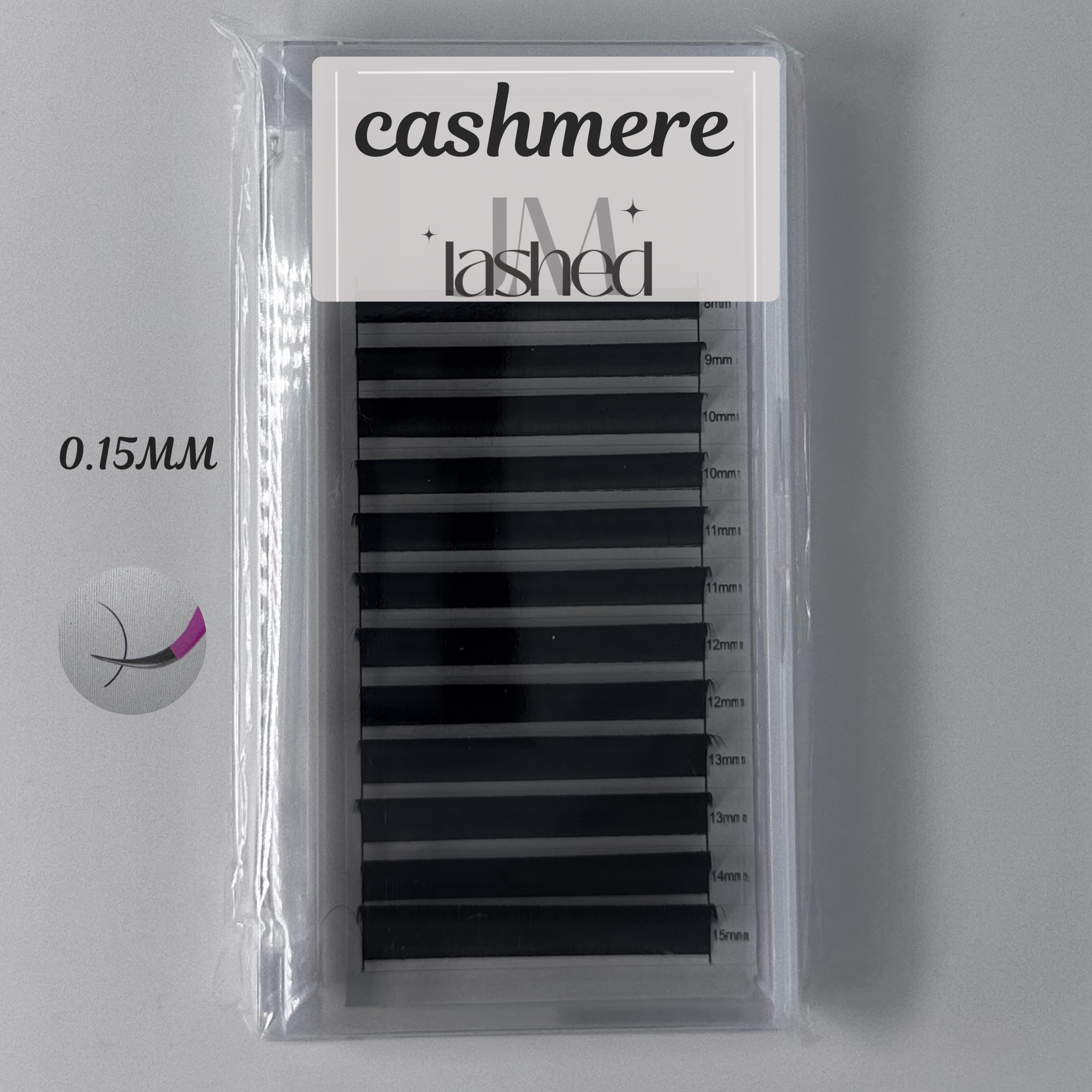0.15 Cashmere Classic Eyelash Extensions