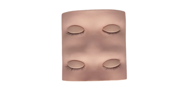 4-Eye Silicone Lash Practice Mannequin