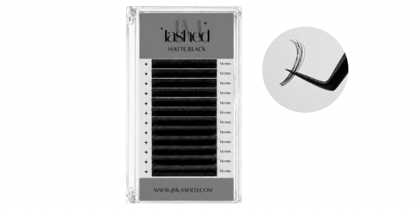 Matte Cashmere Volume Lash Tray 12 Rows