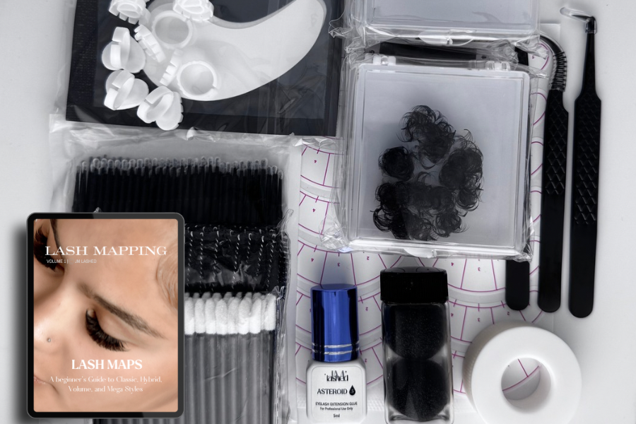 Lash Tech Essential Kit w Lash Map ebook