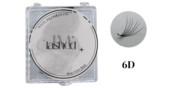 6D Promade Loose Fans Pointy Stem (500 Fans)