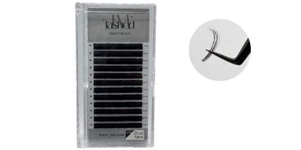 Matte Volume Lash Tray   Cashmere | 12 Rows