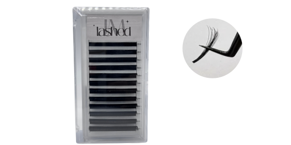 Easy Fan Volume Lash Tray   Cashmere | Mix Lengths
